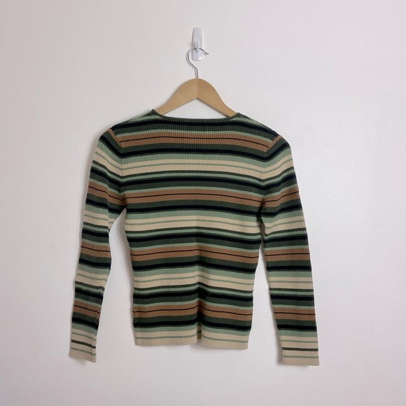 Outline Petite Striped Long Sleeve Shirt - Picture 3 of 4